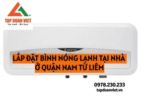 Lap Dat Binh Nong Lanh Tai Nha O Quan Nam Tu Liem