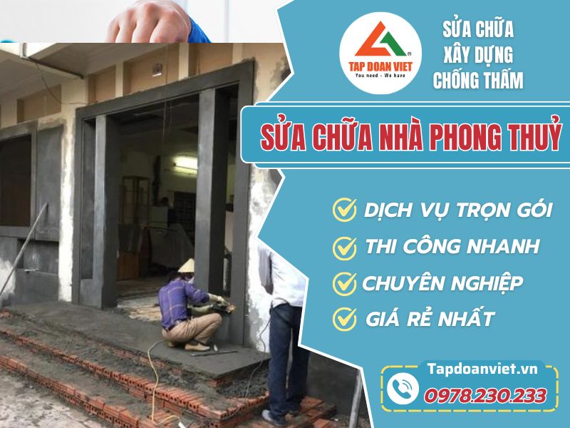 sửa chữa nhà phong thuỷ Hà Nội