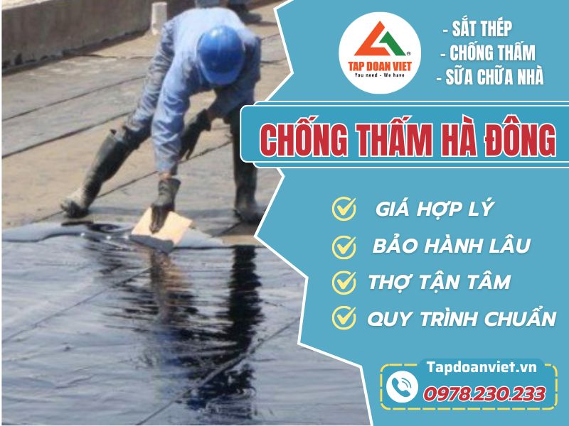 Chống thấm Hà Đông đúng kỹ thuật, hết thấm bền - Tập Đoàn Việt Chong Tham Ha Dong Tap Doan Viet