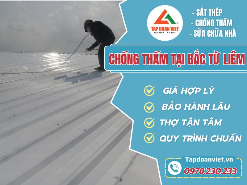 Chống thấm tại Bắc Từ Liêm đúng kỹ thuật - Tập Đoàn Việt Chong Tham Tai Bac Tu Liem Tap Doan Viet