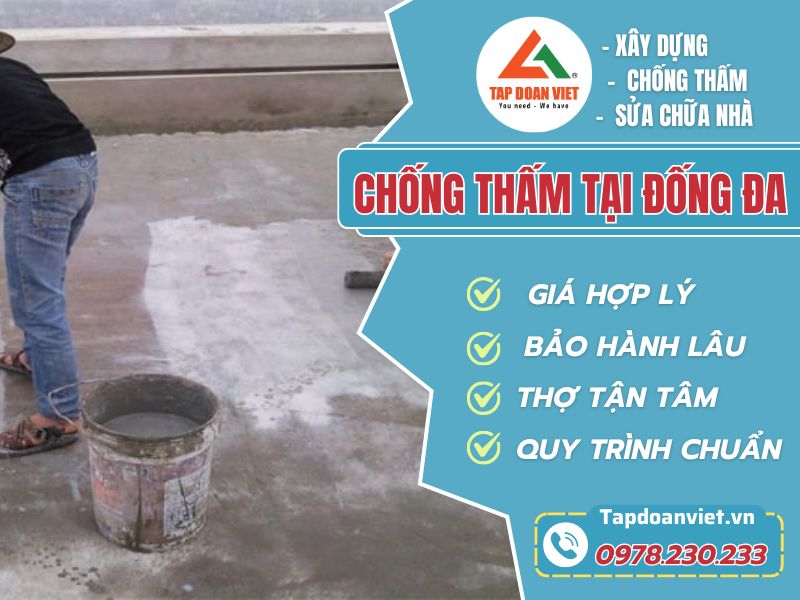 Dịch vụ chống thấm tại quận Đống Đa - Giá tốt, vật liệu ngoại nhập Dịch vụ chống thấm tại quận Đống Đa - Giá tốt, vật liệu ngoại nhập