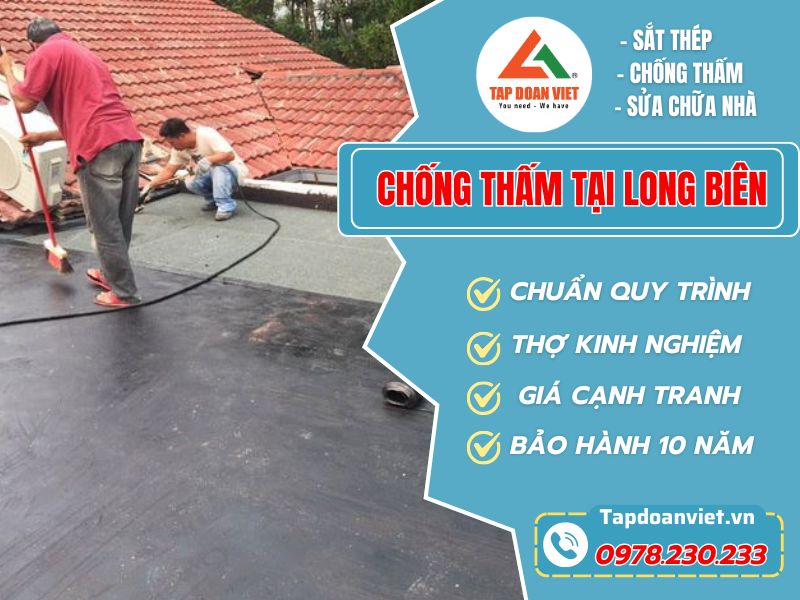 Xử lý chống thấm tại Long Biên, vật liệu xịn, bảo hành 10 năm Xử lý chống thấm tại Long Biên, vật liệu xịn, bảo hành 10 năm