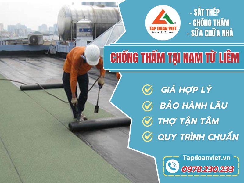 Chống thấm tại Nam Từ Liêm đúng kỹ thuật - Tập Đoàn Việt Chong Tham Tai Nam Tu Liem Tap Doan Viet