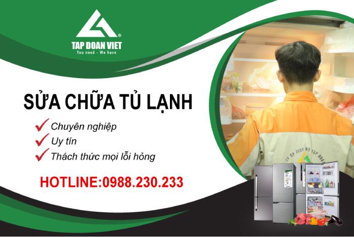 Dịch vụ sửa tủ lạnh uy tín tại nhà của Tập Đòan Việt