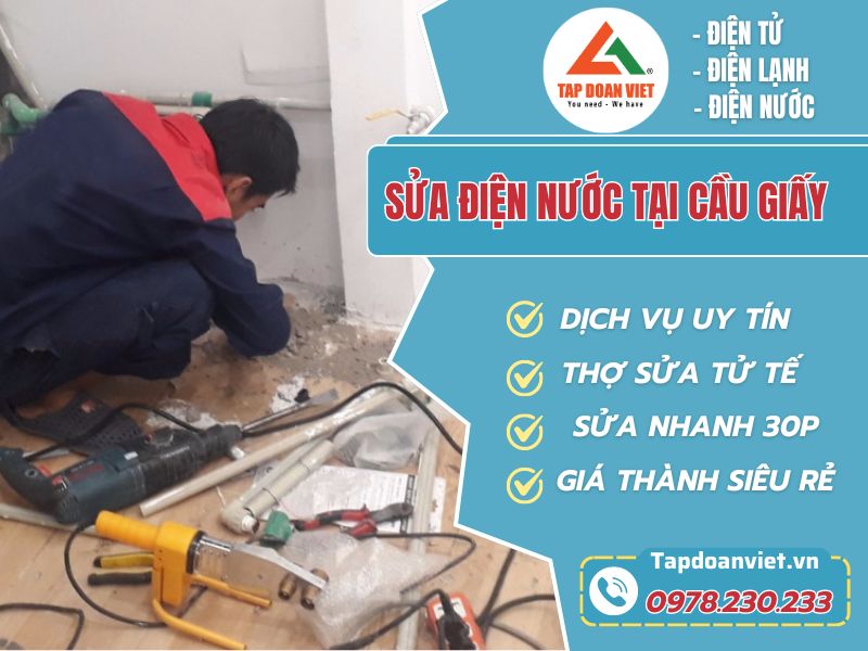 sửa điện nước tại cầu giấy