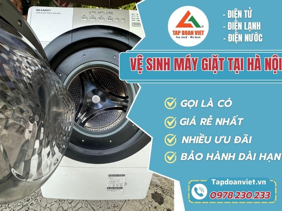 Dịch vụ vệ sinh máy giặt uy tín giá rẻ chất lượng