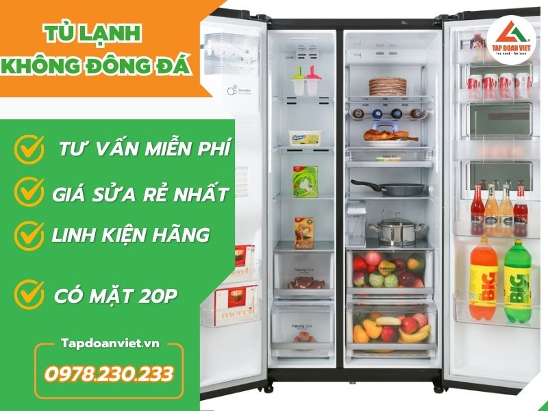 Dịch vụ sửa tủ lạnh không đông đá rẻ nhất Hà Nội