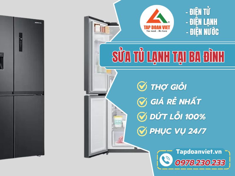 sửa tủ lạnh tại Ba Đình