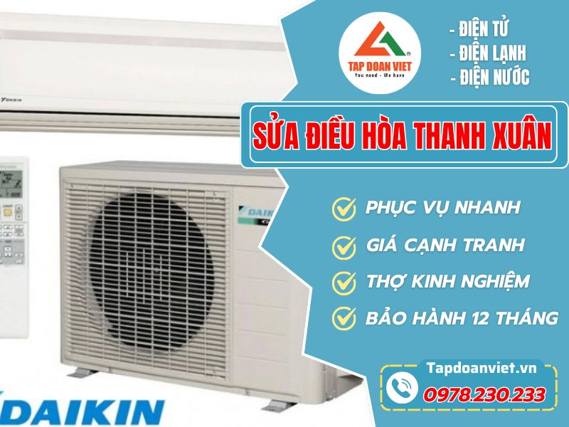 Sửa chữa điều hòa tại quận Thanh Xuân giá rẻ, uy tín