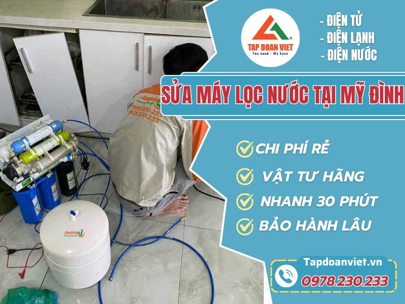 sua may loc nuoc tai my dinh tapdoanviet