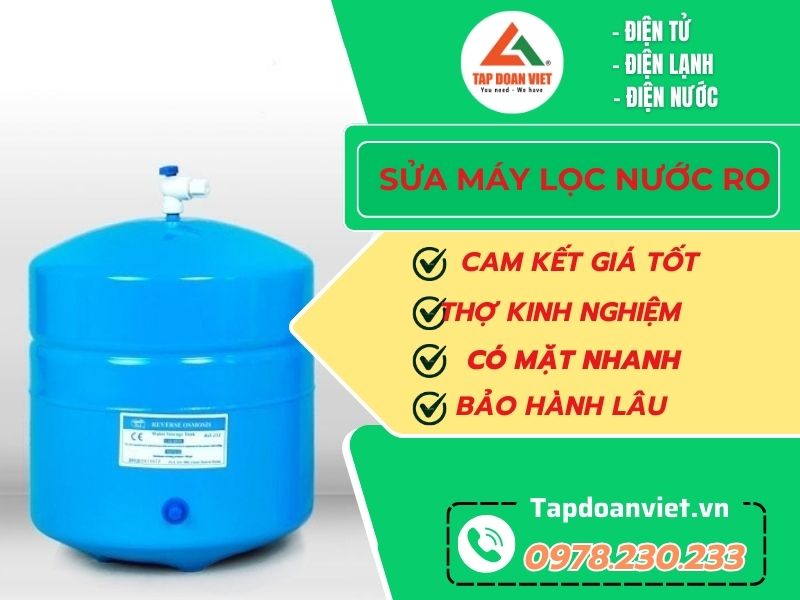 TTaapj Đoàn Việt sửa chữa máy lọc nước RO thợ giỏi, dứt lỗi hoàn toàn