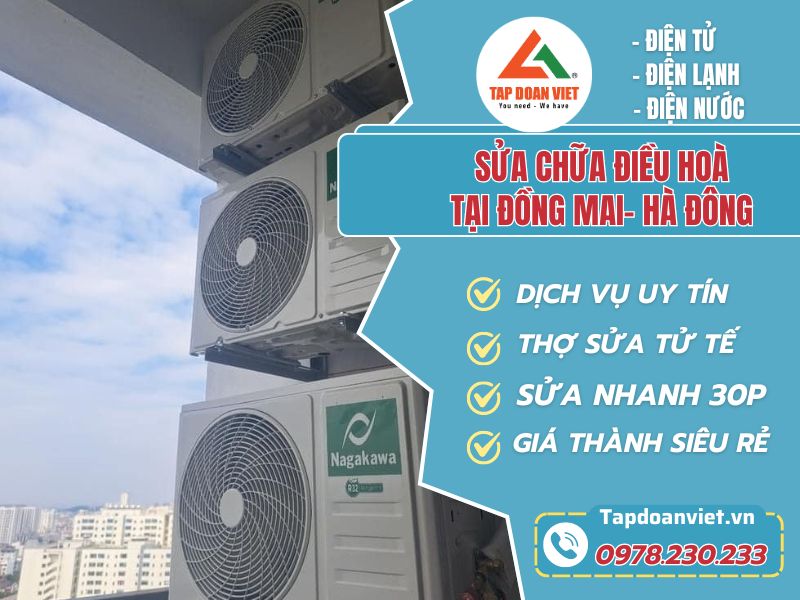 sửa điều hoà phường Đồng Mai