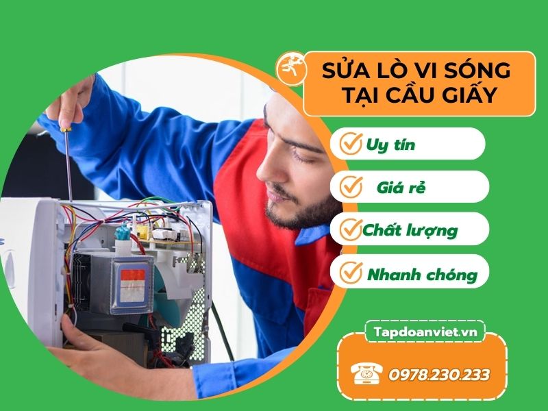 sửa lò vi sóng quận Cầu Giấy