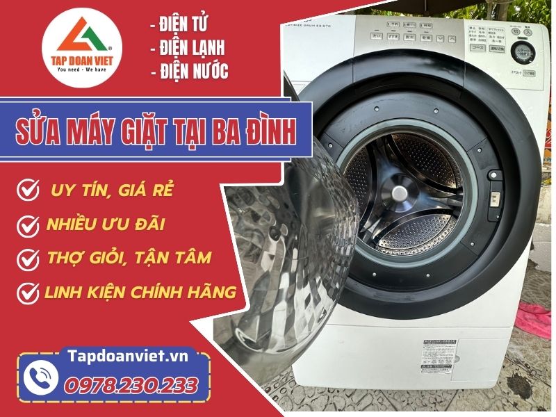 Địa chỉ sửa máy giặt quận Ba Đình giá rẻ chỉ từ 450k