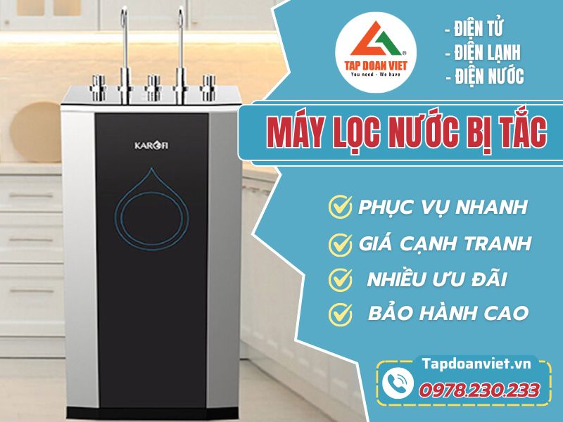 Dich vụ sửa máy lọc nước bị tắc tại Hà Nội 