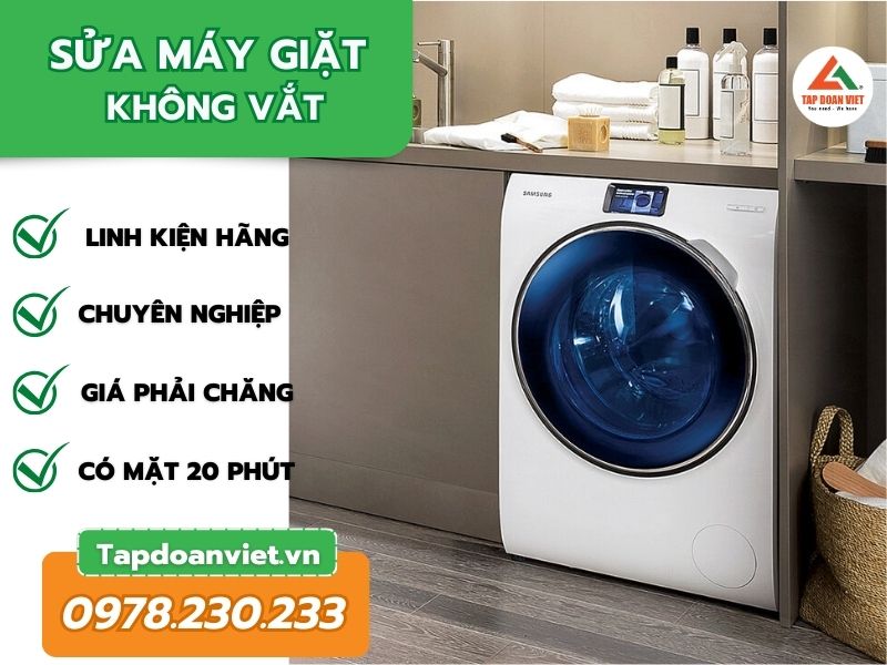 Địa chỉ sửa máy giặt không vắt, rung lắc hàng đầu tại Hà Nội