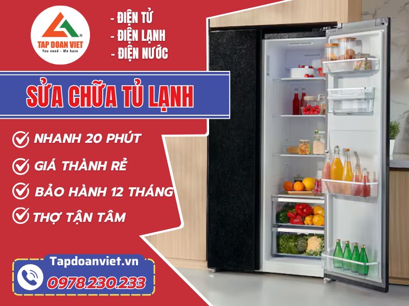 Sửa tủ lạnh giá rẻ tại Hà Nội - Bảo hành 12 tháng