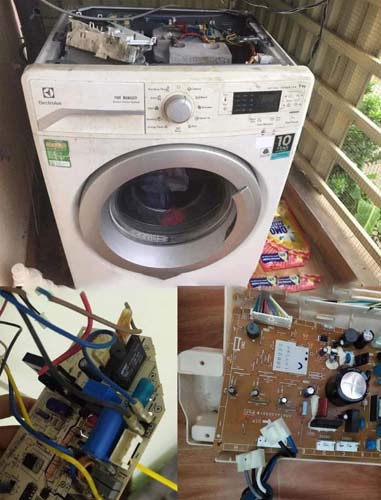 Sửa lỗi E40 máy giặt electrolux