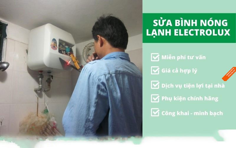 Sửa bình nóng lạnh Electrolux giá rẻ