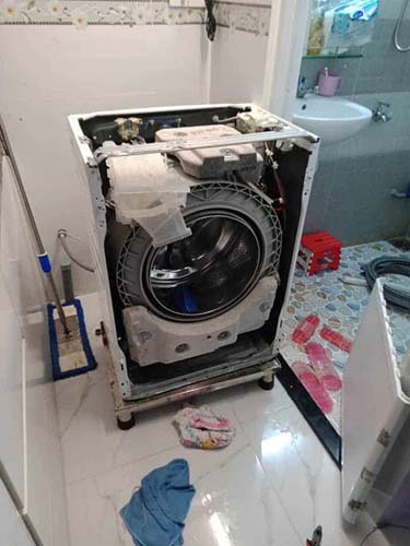 sửa máy giặt không xả nước thải 