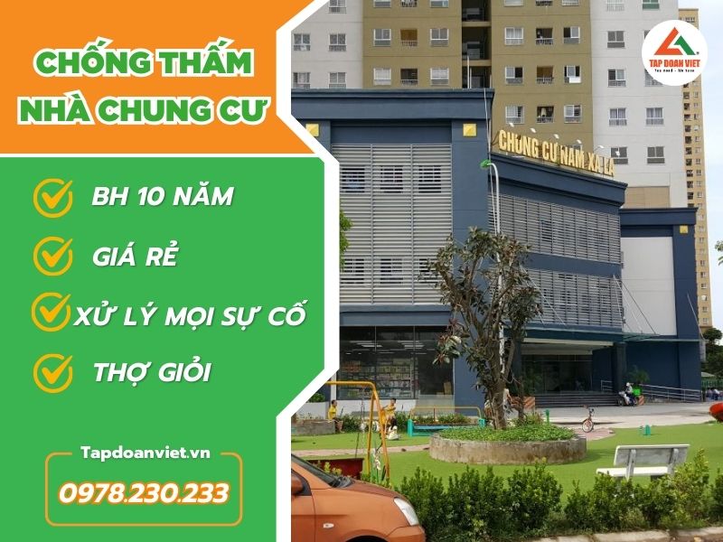 dịch vụ chống thấm chung cư giá rẻ tại Hà Nội