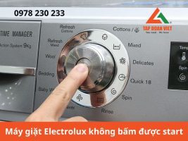 May Giat Electrolux Khong Bam Duoc Start