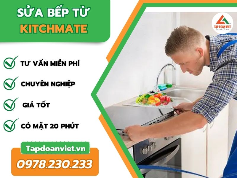 Tapdoanviet sửa bếp từ Kitchmate ở Hà Nội chính hãng châu Âu