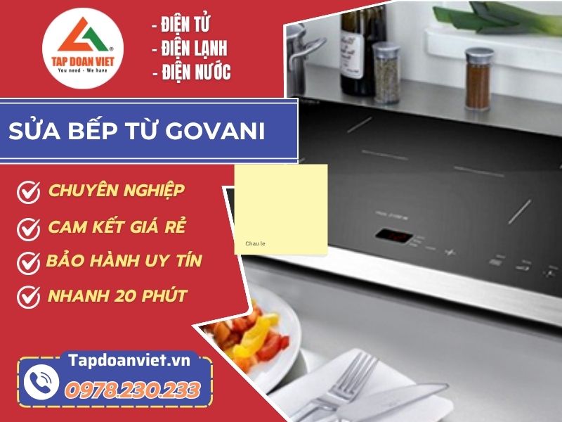 Sửa bếp từ Govani uy tín, chất lượng, có mặt sau 20 phút gọi