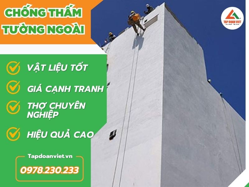 chống thấm tường ngoài