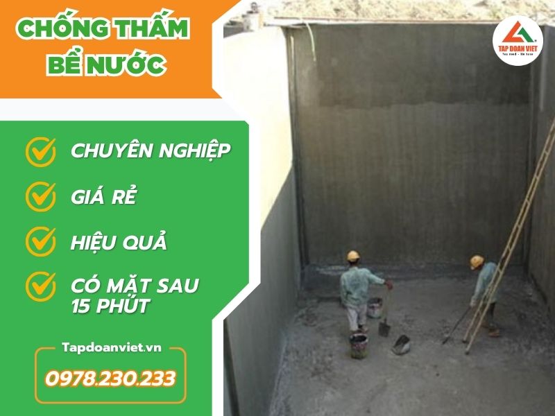 Chống thấm bể nước