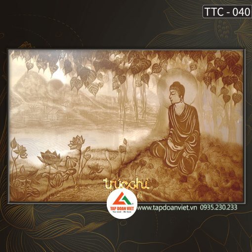 Tranh Trúc Chỉ Đức Phật TTC040 thiền thư thái