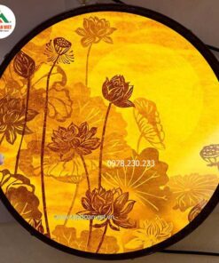 Alternative view of Tranh Trúc Chỉ Hoa Sen TTC142 - Vẻ đẹp thiên nhiên, Tâm Linh