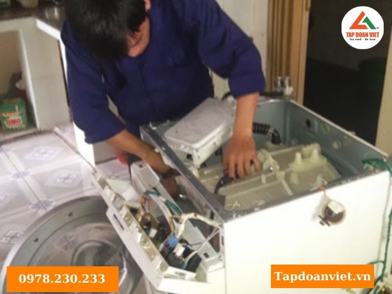 Dịch vụ sửa máy giặt Sanyo bị kêu to của Tập Đoàn Việt 