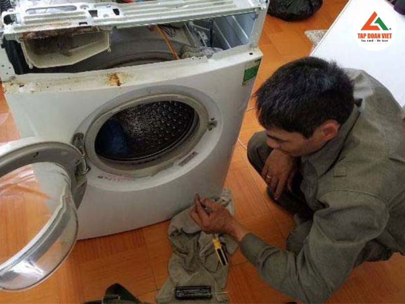 Dịch vụ vệ sinh, sửa chữa, bảo dưỡng máy giặt tại Hà Đông 