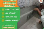 Dịch Vụ Chống Thấm Nhà Vệ Sinh