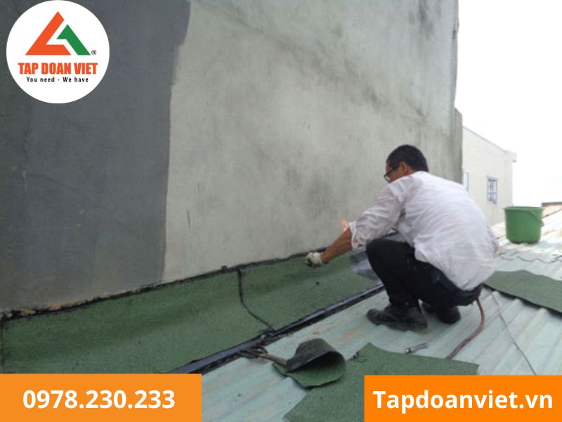 Dịch vụ chống thấm tường nhà liền kề uy tín Tapdoanviet 