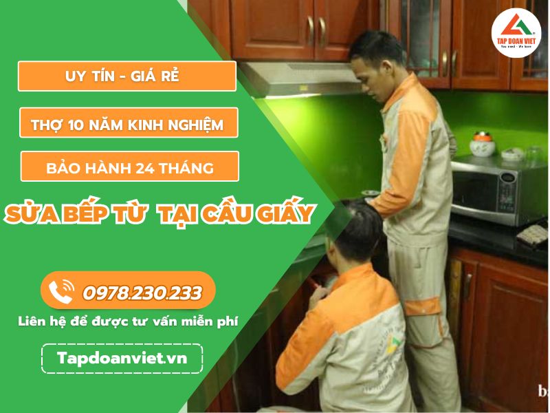 sửa bếp từ tại cầu giấy Hà Nội giá rẻ