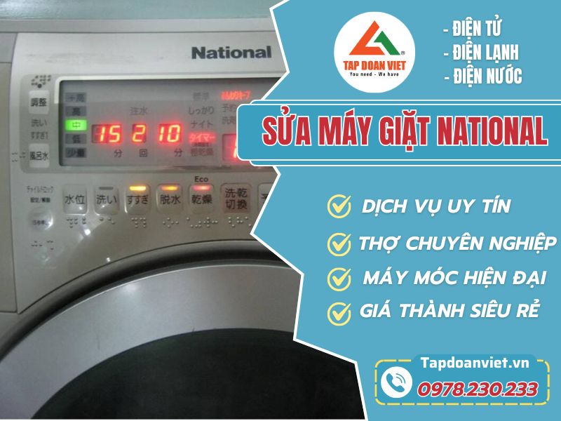 Thợ sửa máy giặt Niatonal tay nghề giỏi 