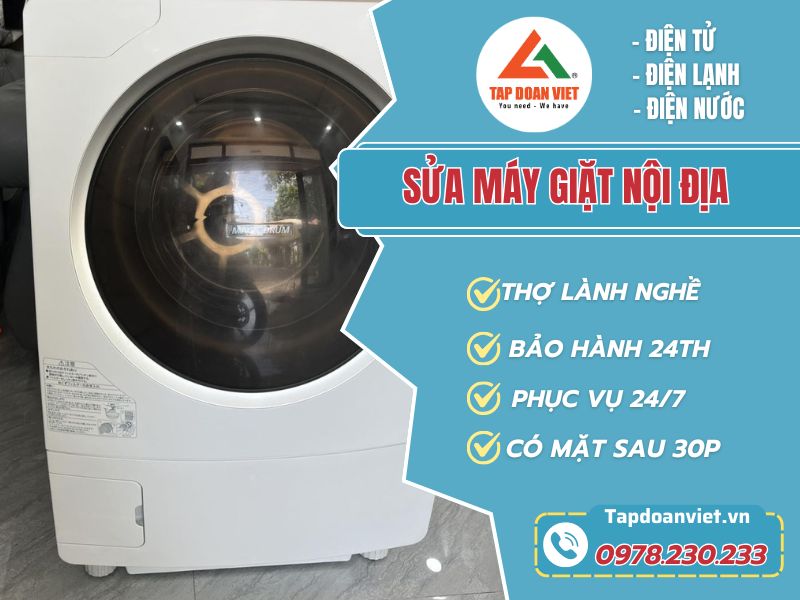 Thợ sửa máy giặt nội địa tay nghề giỏi 