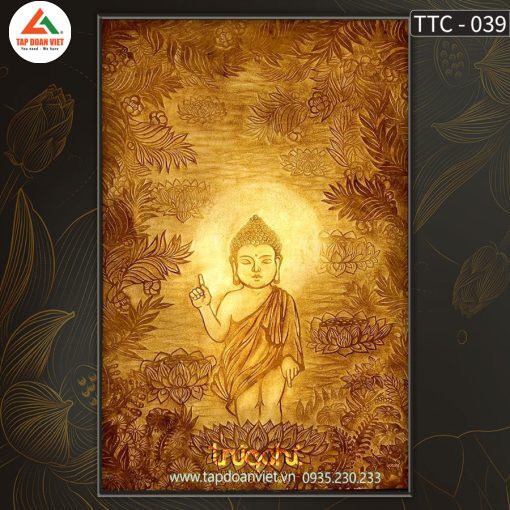 Tranh Trúc Chỉ Đức Phật TTC039 vẻ đẹp tâm linh