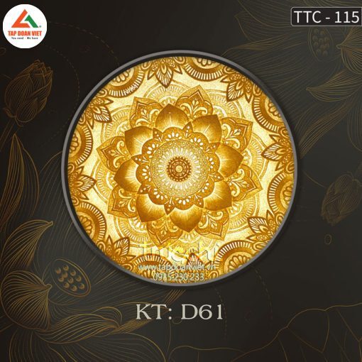 Tranh Trúc Chỉ Mandala TTC115 đẹp độc đáo nhất