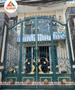 Alternative view of Cửa cổng 4 cánh bằng sắt đẹp, đẳng cấp