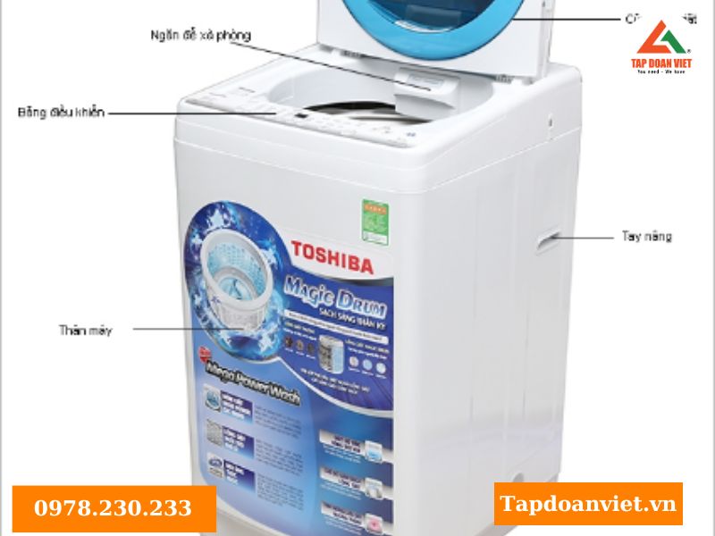 Một số lỗi khác và bảng mã lỗi máy giặt Toshiba
