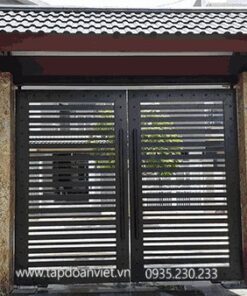 Alternative view of Cổng biệt thự đẹp hiện đại nguy nga, tráng lệ