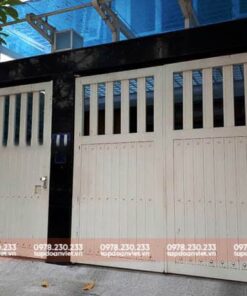 Cổng biệt thự đơn giản, tinh tế