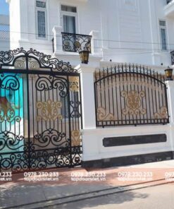 Alternative view of Cổng biệt thự nhà vườn đẹp kiểu dáng mới lạ