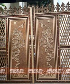 cong sat biet thu 4 canh 1