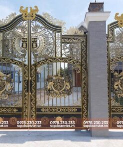 Alternative view of Cổng sắt biệt thự villa đẳng cấp, sang trọng