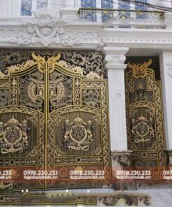 Cổng sắt biệt thự villa đẳng cấp, sang trọng