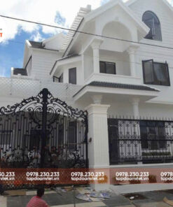 Alternative view of Cửa cổng sắt biệt thự đẹp hiện đại, ấn tượng